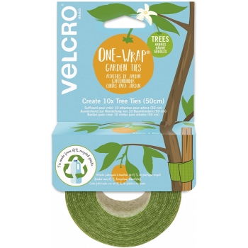 Velcro Recycled Plastic One-Wrap Tree Ties 10 x Ties (50cm)