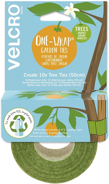 Velcro Recycled Plastic One-Wrap Tree Ties 10 x Ties (50cm)