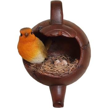 Vivid Arts Hanging Robin's Nest in Teapot