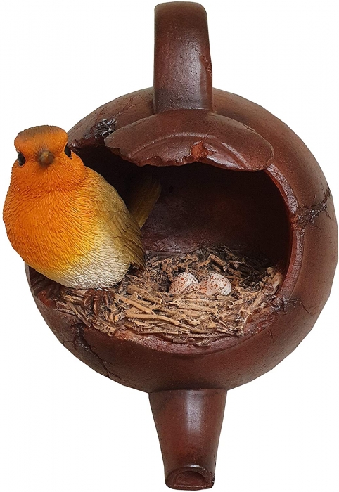 Vivid Arts Hanging Robin's Nest in Teapot