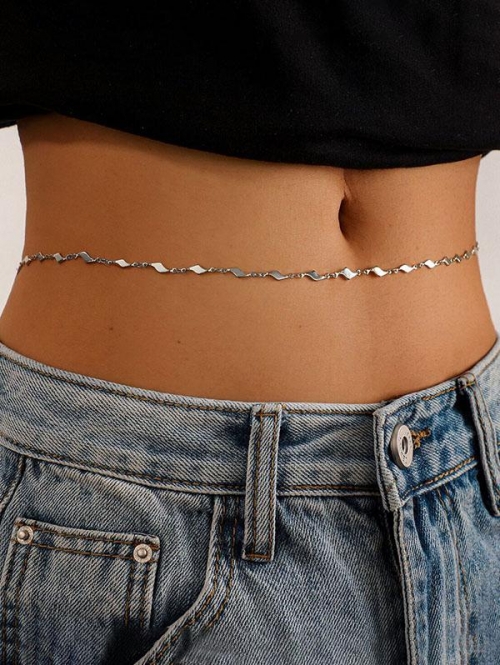 Fashion Women Minimalist Geometric Belly Chain