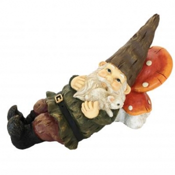 Fallen Fruits Sleeping Gnome Garden Ornament