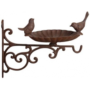 Fallen Fruits Bird Bath / Feeder With Wall Bracket