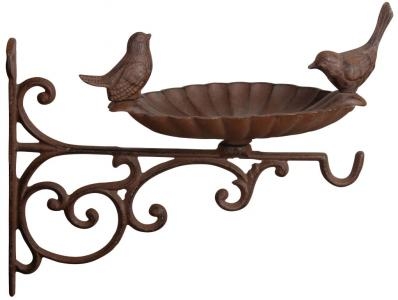 Fallen Fruits Bird Bath / Feeder With Wall Bracket