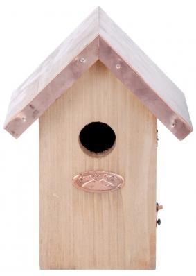 Fallen Fruits Wren Nest Box With Copper Roof