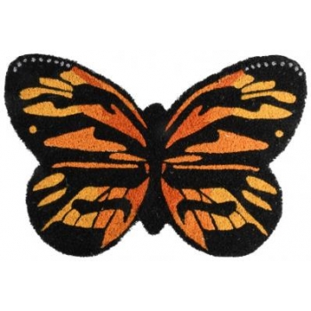 Fallen Fruits Butterfly Shape Coir Doormat