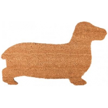 Fallen Fruits Dachshund Coir Doormat