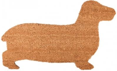 Fallen Fruits Dachshund Coir Doormat