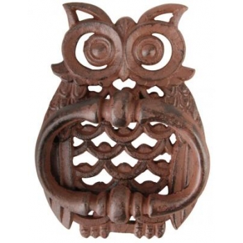 Fallen Fruits Owl Door Knocker