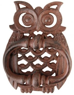 Fallen Fruits Owl Door Knocker