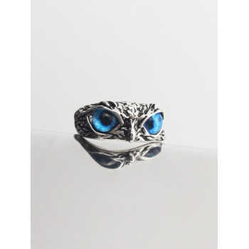 Owl Engrave Opening Adjustable Ring