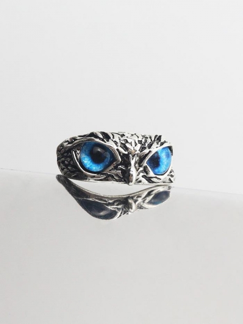 Owl Engrave Opening Adjustable Ring