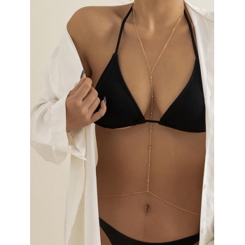 Fashion Women Minimalist Metal Thin Body Chain