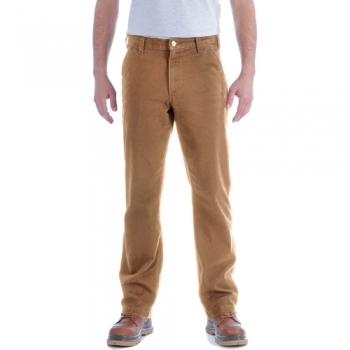 Carhartt Mens Stretch Duck Dungaree Rugged Chino Trousers Waist 31' (79cm), Inside Leg 30' (89cm)