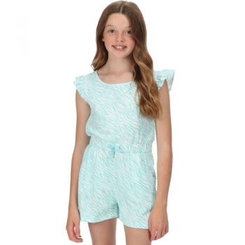 Regatta Girls Dasie Coolweave Cotton Jersey Sun Dress 13 Years - Waist 67-68cm (Height 153-158cm)