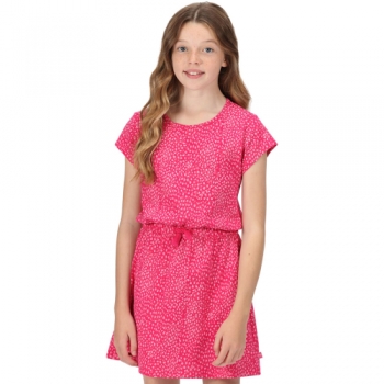 Regatta Girls Catrinel Coolweave Cotton Jersey Sun Dress 14 Years