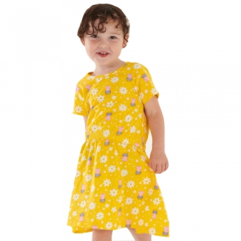 Regatta Girls Peppa Coolweave Cotton Jersey Summer Dress 9-12 Months