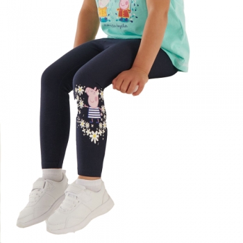 Regatta Girls Peppa Pig Printed Grpahic Leggings Trousers 18-24 Months (86-92cm)