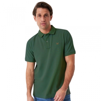 Crew Clothing Mens Classic Collared Pique Polo Shirt S - Chest 38-39.5'