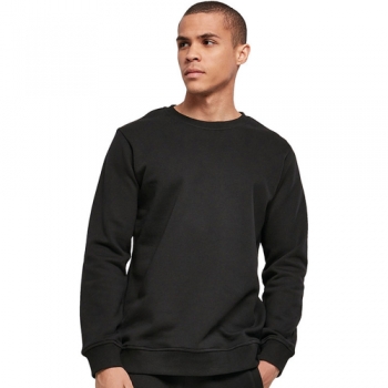 Cotton Addict Mens Organic Cotton Basic Round Neck Sweater 2XL- Chest 48'