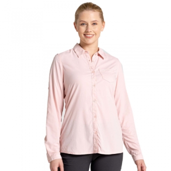 Craghoppers Womens/Ladies Bardo Insect Repellent Long Sleeve Shirt 12 - Bust 36' (91cm)