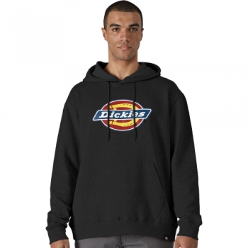 Dickies Mens Logo Graphic Relaxed Fit Fleece Hoodie L - Chest 41-43'