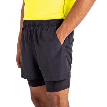 Dare 2B Mens Recreate II Lightweight 2 in 1 Active Shorts XL - Waist 38' (97cm)