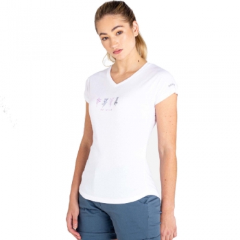 Dare 2B Womens Moments II Casual Cotton Graphic T Shirt UK 24- Chest 49', (125cm)