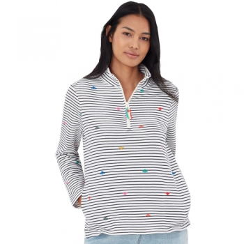 Joules Womens Pip Print Midweight Jersey Sweatshirt UK 16- Bust 42' (106cm)