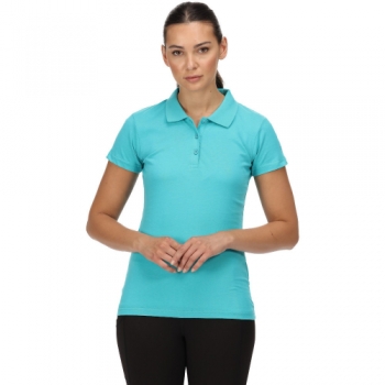 Regatta Womens Sinton Coolweave Cotton Jersey Polo Shirt 16 - Bust 40' (102cm)