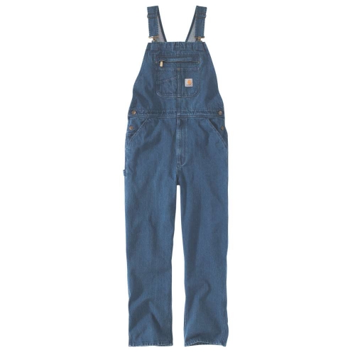 Carhartt Mens Loose Fit High Back Denim Bib Overalls 30L- Waist 30', (76cm), Inside Leg 34'