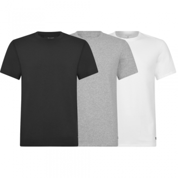 Ted Baker Mens 3 Pack Cotton Crew Neck Short Sleeve T Shirt Extra Large- Chest 42', (106.5cm)