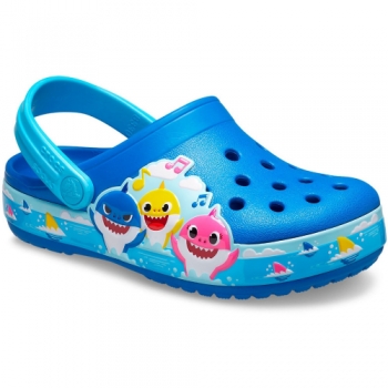 Crocs Boys Toddler Baby Shark Band Lightweight Summer Clogs UK Size 9 (EU 25-26)