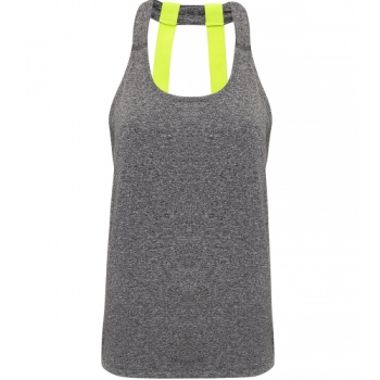 Outdoor Look Womens Double Strap Open Back Sports Vest Small-UK 10