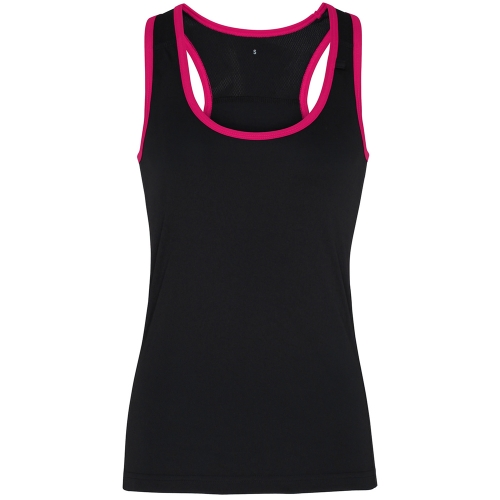 Outdoor Look Womens Panelled Racerback Fitness Vest XS- UK Size 8