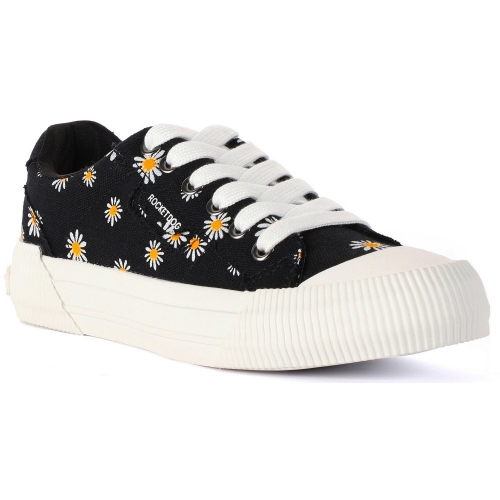 Rocket Dog Womens Cheery Dixie Daisy Lace Up Plimsolls UK Size 4 (EU 37)