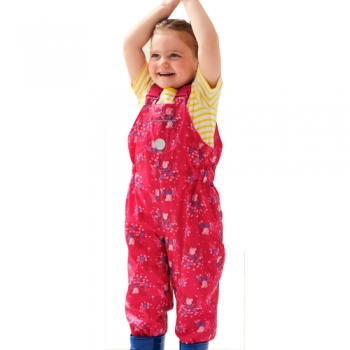 Regatta Girls Muddy Pud Waterproof Breathable Dungarees 12-18 Months (80-86cm)