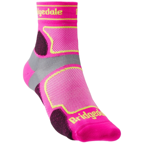 Bridgedale Womens Trail Run Ultralight T2 Sport 3/4 Socks Large - UK 7-8.5 (EU 41-43, US 8.5-10)