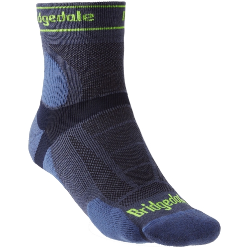 Bridgedale Mens Trail Run Ultralight T2 Sport 3/4 Crew Socks X-Large - UK 12+ (EU 48+, US 13+)