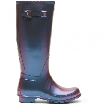 Hunter Womens Original Tall Nebula Wellington Boots UK Size 8 (EU 42)