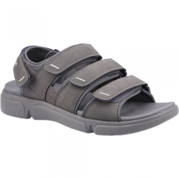 Hush Puppies Mens Raul Multi Touch Fastening strap Sandals UK Size 10 (EU 43)