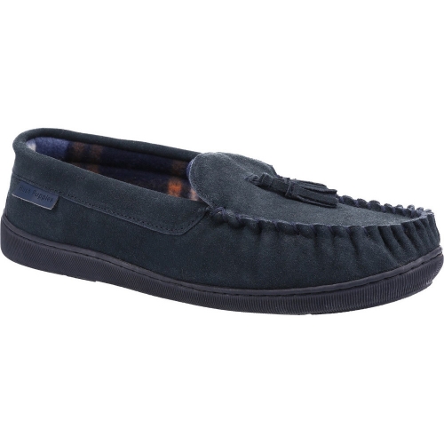 Hush Puppies Mens Linus Slip On Suede Memory Foam Slippers UK Size 12 (EU 46)