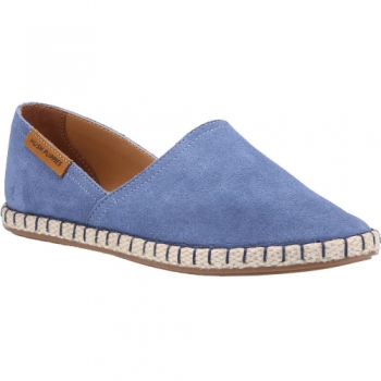 Hush Puppies Womens Mim Suede Slip On Flat Espadrille Shoes UK Size 6 (EU 39)