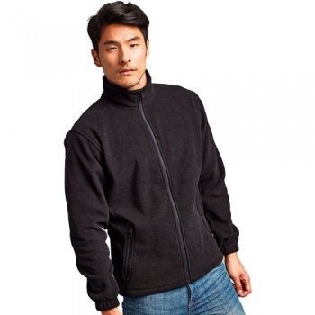 Outdoor Look Mens Warm Shaped Full Zip Fleece Jacket 2XL- Chest 48', (121.92cm)