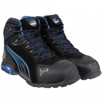 Puma Safety Footwear Mens Rio Mid Leather S3 SRC Safety Boots  UK Size 6 (EU 39)