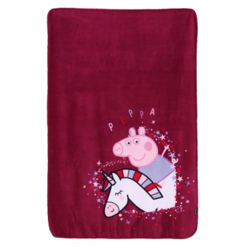 Regatta Boys & Girls Peppa Pig Warm Cosy Fleece Blanket One size