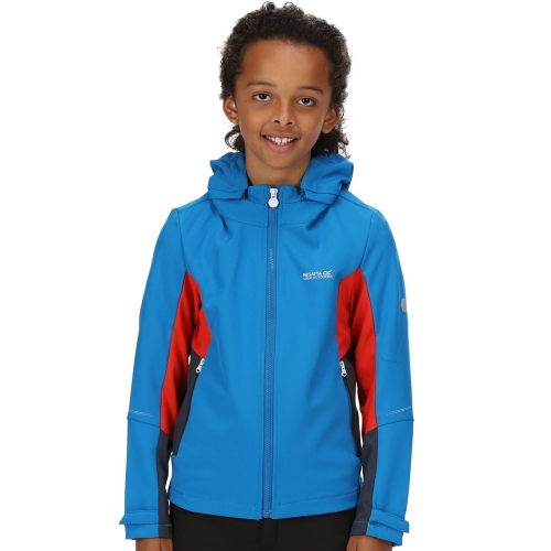 Regatta Boys Acidity V Lightweight Reflective Softshell Coat 11-12 Years - Chest 75-79cm