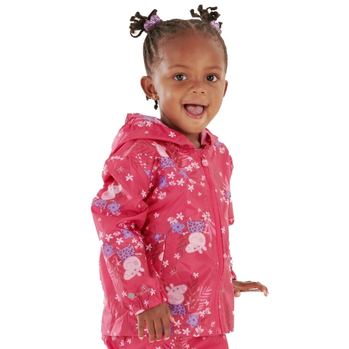 Regatta Boys & Girls Peppa Pack It Waterproof Jacket 24-36 Months (92-98cm)