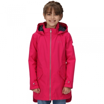 Regatta Girls Talei Waterproof Breathable Jacket 11-12 Years - Chest 75-79cm (Height 146-152cm)