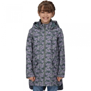 Regatta Girls Talei Waterproof Breathable Jacket 15 Years - Chest 86-98cm (Height 164-170cm)